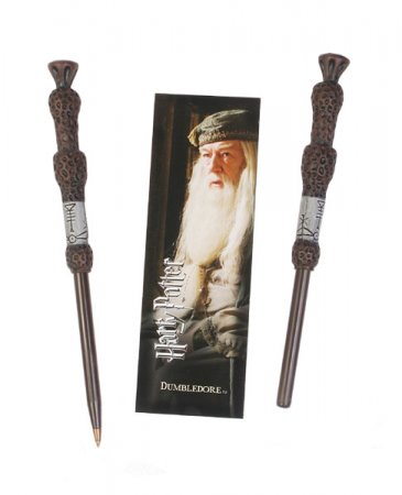 2er Set Harry Potter Kugelschreiber & Lesezeichen Dumbledore