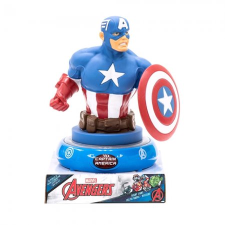 Nachttischlampe 3D Figur Captain America