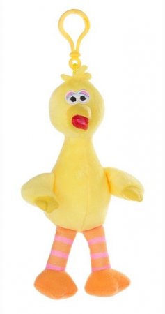 Schlüsselanhänger Sesam Strasse Bibo Plüsch 10 cm