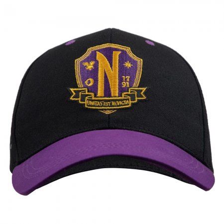 Wednesday Baseball Cap Nevermore Academy Purple