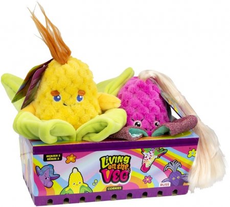 Living on the Veg Cornies Plüsch Dolly & Reggie Cornies Medley 18x21cm
