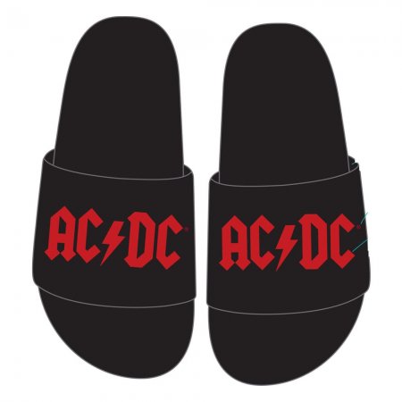 AC/DC Hausschuhe Logo