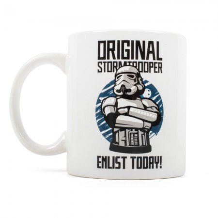 2er Set Original Stormtrooper Tasse Enlist Today White