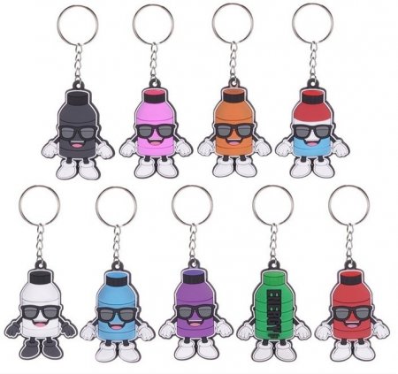 ENERGY DRINK SCHLÜSSELANHÄNGER LASER 9 SORTIERT (2-SEITIG) 6CM