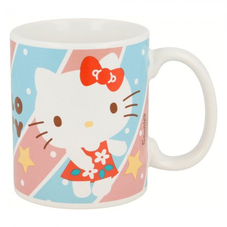 2er Set Sanrio Tasse Cute Hello Kitty Red Dress 325 ml