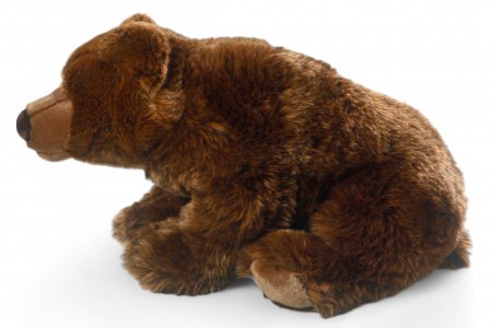 Plüsch Braunbär, Grizzly-Bär sitzend