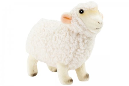 Plüsch-Schaf weiß, Lamm stehend