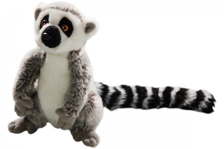 Plüsch-Katta, Lemur grau sitzend