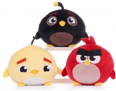 Plüsch Angry Birds Squashy Podgies 3 fach sortiert 19 cm