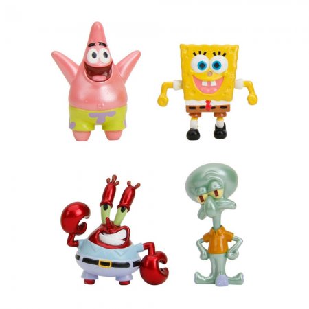 Spongebob Schwammkopf Nano Metalfigs Diecast Minifiguren 4-er Pack Wave 14 cm