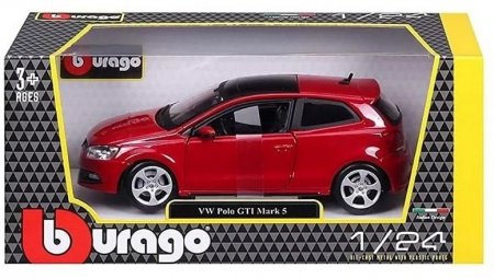 VW Polo 5 GTI rot 1:24 Modellauto