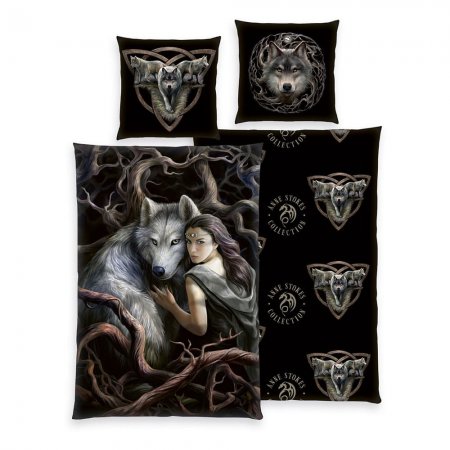 Anne Stokes Bettwäsche Wolfs 135 x 200 cm