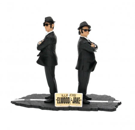 Blues Brothers Movie Icons Statuen Doppelpack Jake & Elwood 18 cm