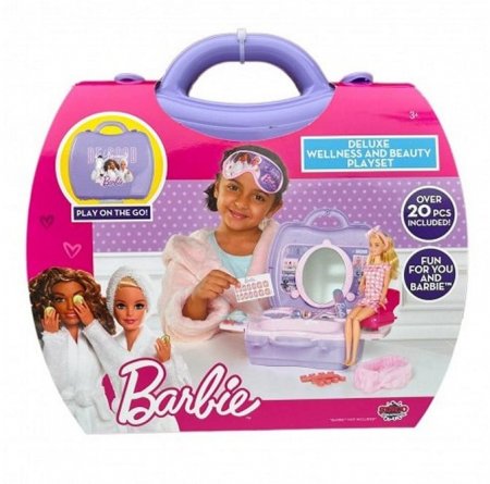 Barbie Deluxe Wellness and Beauty Spielset im Koffer 22x24 cm