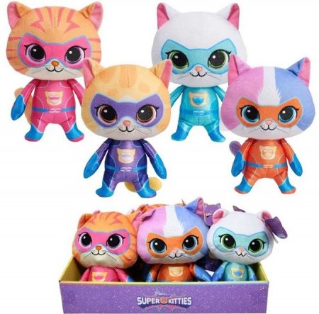Disney Junior Super Kitties Plüsch Katzen 18 cm sortiert im Display (6)