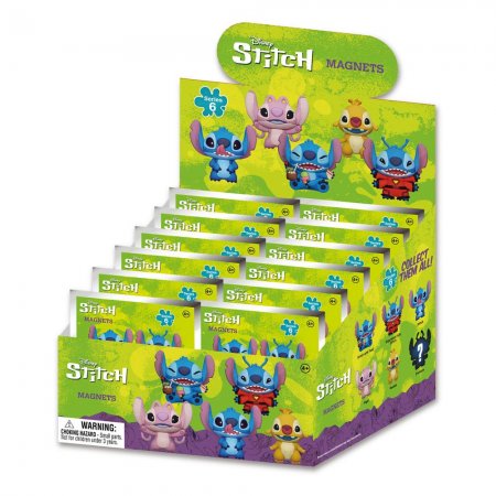 Lilo & Stitch 3D Magnete Stitch Series 6 Blind Pack Display (12)