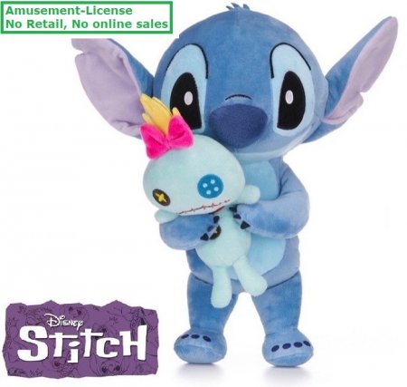Disney Lilo & Stitch Plüsch Stitch + Scrump 30 cm