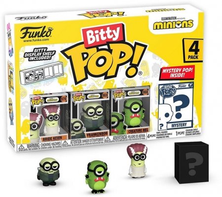 Funko Bitty POP! Minions Frankenbob 4PK Sammlerstück
