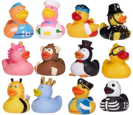 12er Set Funky Duck 17cm