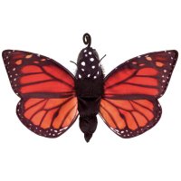 Handpuppe Metamorphose Schmetterling 30 cm