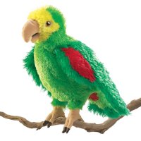 Handpuppe Amazonen-Papagei 35 cm