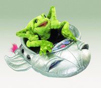 Frosch im Raumschiff - Charakter-Puppen
