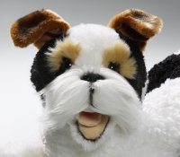 Plüsch-Fox Terrier liegend ca. 42 cm
