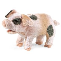 Handpuppe Grunzendes Schweinchen 35 cm