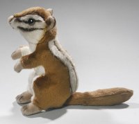 Eichhörnchen, Streifenhörnchen samtweich ca. 17 cm