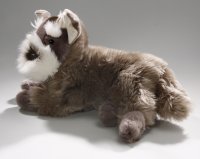 Schnauzer liegend ca. 35 cm