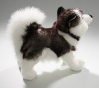 Plüsch-Husky stehend