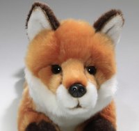 Plüsch-Fuchs liegend