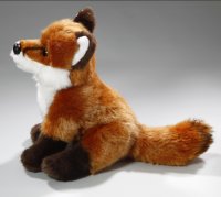 Plüsch-Fuchs sitzend