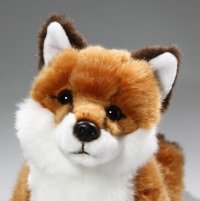 Plüsch-Fuchs sitzend