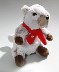 Plüsch Murmeltier mit Schal ca. 20 cm