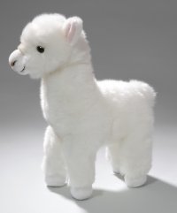 Plüsch-Lama stehend ca. 25 cm lang ca. 27 cm hoch