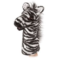 Handpuppe Zebra für die Puppenbühne
