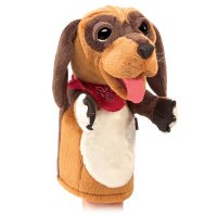 Handpuppe Hund für die Puppenbühne
