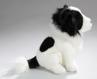 Chihuahua sitzend schwarz-weiss ca. 20 cm