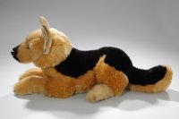 Plüsch Schäferhund liegend ca. 42 cm