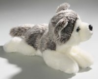 Husky Welpe liegend ca. 20 cm