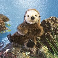 Handpuppe Seeotter-Baby 30 cm