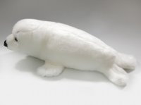 Plüsch Seehund, Sattelrobbe Baby ca. 43 cm