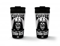 2er Set Star Wars Reisetasse Ich mag meinen Kaffee auf der dunklen Seite