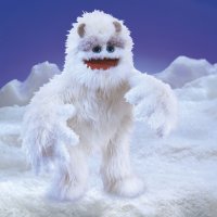 Handpuppe Schneemensch / Yeti 51 cm