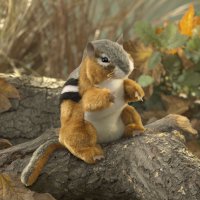 Handpuppe Streifenhörnchen / Chipmunk