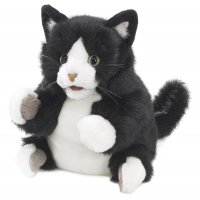 Handpuppe Tuxedo Kätzchen 23 cm