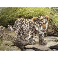 Handpuppe Leoparden-Baby ca. 46 cm