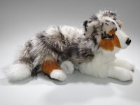 Plüsch Australischer Schäferhund, liegend ca. 43 cm