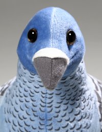 Plüsch-Stadttaube blau ca. 24 cm